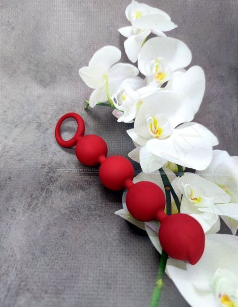 Анальні буси Loveshop Anal balls 15x2.5 см LH49306 фото