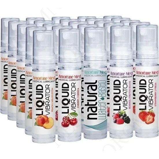 Рідкий вібратор Amoreane Med Liquid Vibrator Berries з ароматом ягід, 10 мл AM60122 фото