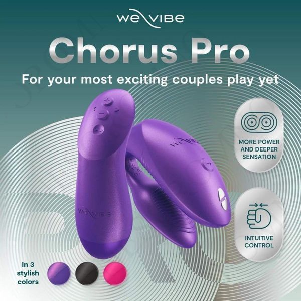 Вібратор для пар We-Vibe Chorus Pro Cosmic Purple з пультом і додатком, фіолетовий SNSP1SG5 фото