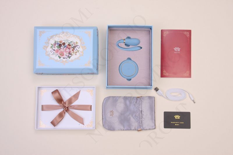 Вібромасажер для пар з функцією управління зі смартфона ZALO Fanfan Set, Royal Blue ZL00435 фото