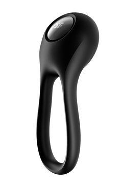 Ерекційне віброкільце Satisfyer Majestic Duo, чорний T360176 фото