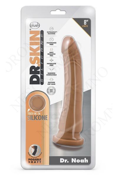 Фалоімітатор реалістичний Blush Dr.Skin Dr. Small на присосці, тілесний 331163BL фото