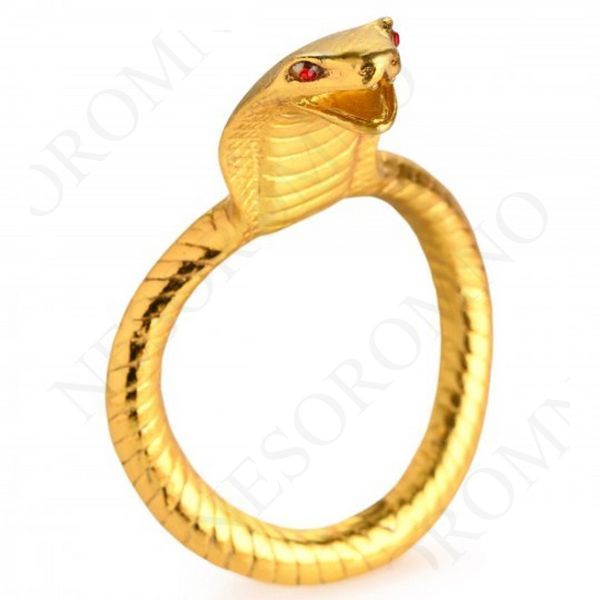 Ерекційне кільце на пеніс Cobra King золотисте AH48356 фото