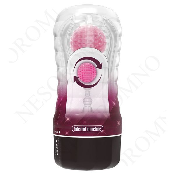 Мастурбатор у колбі PRETTY LOVE Planet прозорий, з рожевою кулькою, 18 х 7.7 см BM-009249N-1 фото