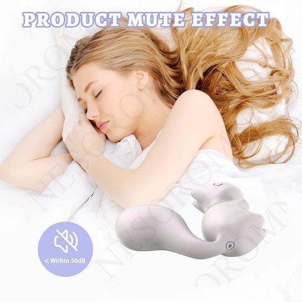 Міні-вібратор кліторальний Every Night Toys Debbie у формі білочки білий, 10 режимів вібрації 20556 /YAI707-002 фото