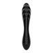 Скляний подвійний фалоімітатор Satisfyer Dazzling Crystal 1 для точки G чорний EX42494 фото 3