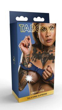 Силіконові наручники на зап'ястя Taboom Silicone Supreme, синій TB17350 фото