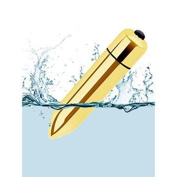 Десятишвидкісна водонепроникна віброкуля - Золото - Смарт іграшки X00000112-9 фото