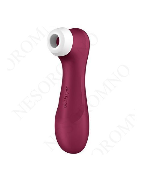 Вакуумний кліторальний стимулятор Satisfyer Pro 2 Generation 3 Satisfyer Liquid Air, бордовий T360559 фото