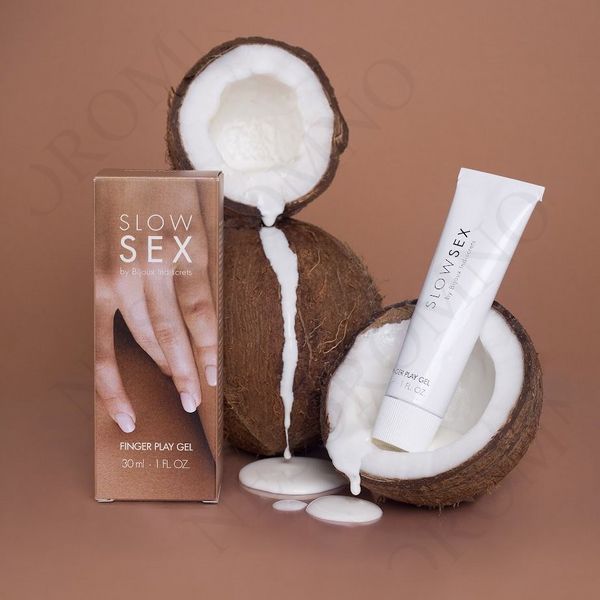 Гель для мастурбації на водній основі FINGER PLAY Slow Sex by Bijoux Indiscrets, 30 мл  B0323 фото