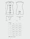 Костюм Стюардеса Stewardess Obsessive grey S/M 410677 фото 3