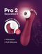 Вакуумний кліторальний стимулятор Satisfyer Pro 2 Generation 3 Satisfyer Liquid Air, бордовий T360559 фото 4