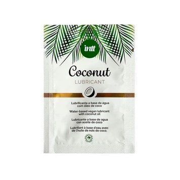 Саше лубрікант Intt Coconut (Vegan) на водній основі, з ароматом кокоса, 2 мл 73929 /САШЕТ фото