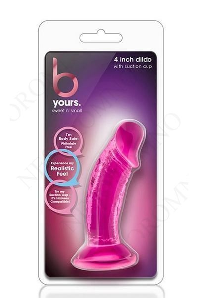 Анальна пробка у вигляді члена Blush b Yours на присосці, рожева BL331109 фото