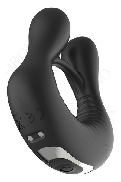 Кільце ерекційне для пеніса з вібрацією Dream Toys чорне DT22084 фото