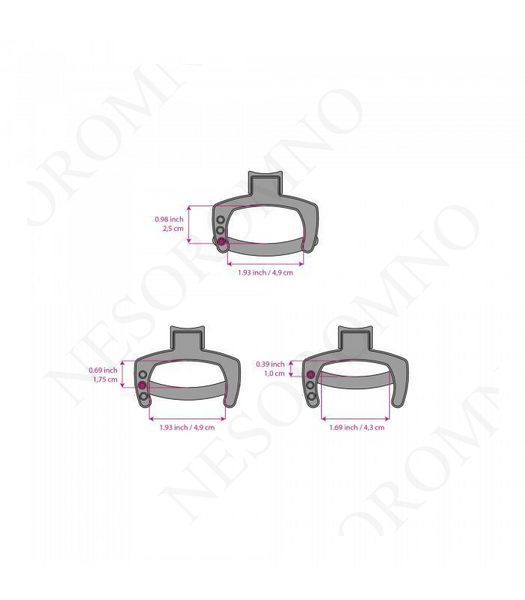 Затискачі на яєчка MYSTIM-EDD TIGHT BALL SQUEEZER, чорний, 4.9 х 2.5 см MS29739 фото