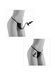 Набір для прелюдії Pipedream Hookup Panties трусики (XL-XXL) та іграшки з кулею, 5 предметів, чорний PP546399 фото 3