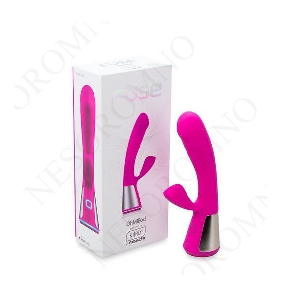 Вібратор-кролик Ohmibod Fuse KIIROO з інтерактивним підключенням, рожевий KR671 фото