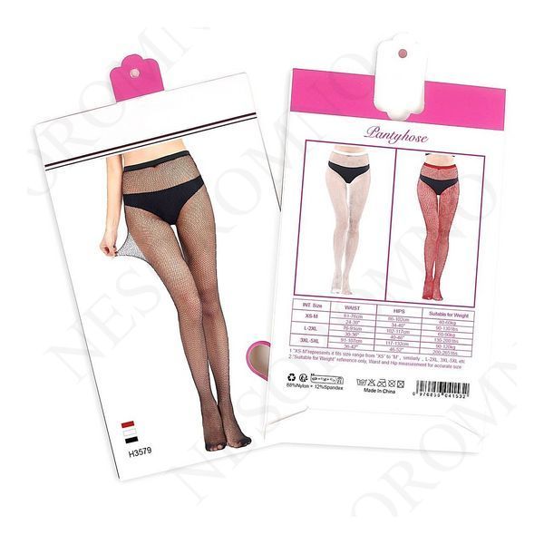 Колготки Star Night дрібна сітка, чорні, XS-M H3579-1/XS/M фото