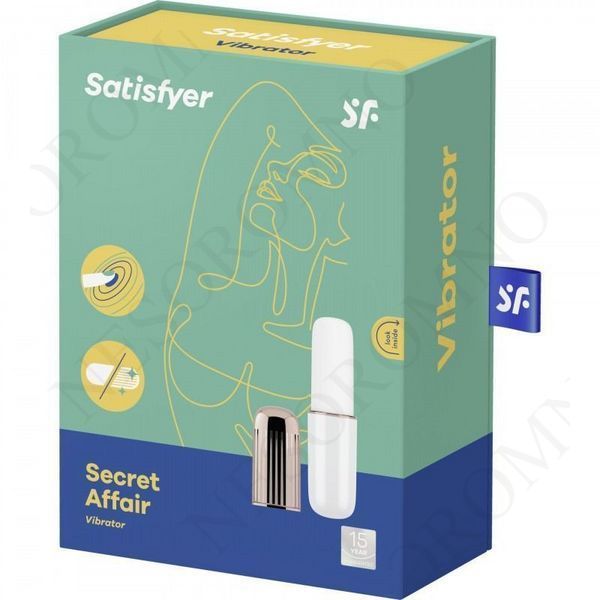 Міні вібратор із сенсорним керуванням Satisfyer Secret Affair білий T360099 фото