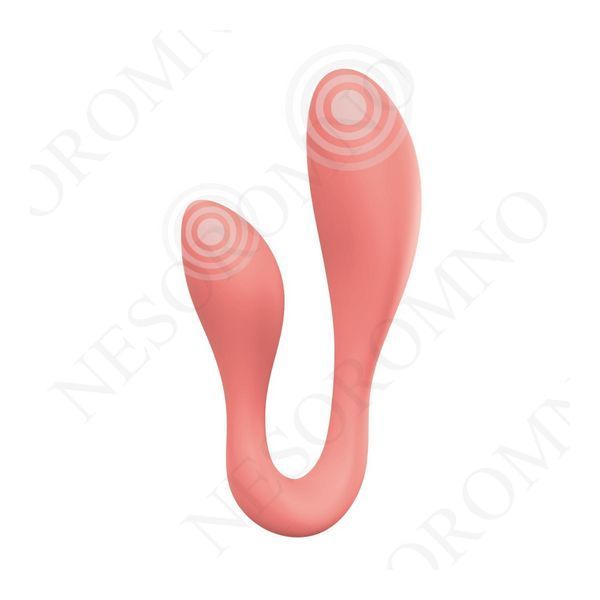 Смарт-стимулятор Adrien Lastic Couple Secrets II + APP для клітора та точки G, кораловий AD11936 фото