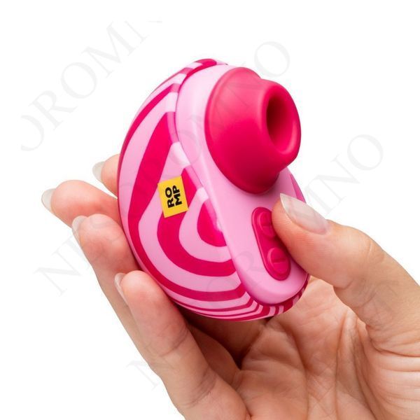 Вакуумний стимулятор клітора ROMP Spin в тревел-форматі, рожевий RPPA1SGZ фото
