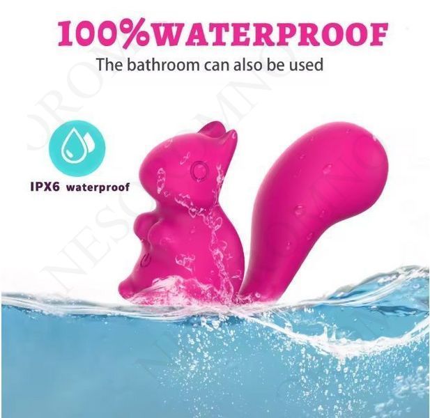 Міні-вібратор кліторальний Every Night Toys Debbie у формі білочки рожевий, 10 режимів вібрації 20572 /YAI707-002 фото
