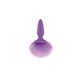 Анальна пробка з м'яким пухнастим хвостом кролика Фіолетова BUNNY TAILS PURPLE  T280420 фото 2