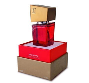 Духи з феромонами жіночі SHIATSU Pheromone Fragrance women red, 15 мл HOT67144 фото