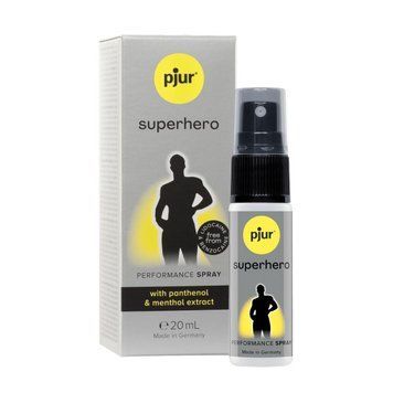 Пролонгатор спрей 20 мл Pjur Superhero Performance Spray для продовження статевого акту PJ12920 фото