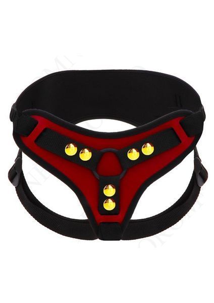 Трусики для страпону Taboom Bondage in Luxury з кільцевим кріпленням, червоні TB17166 фото
