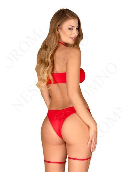 Новорічний костюм Obsessive Kissmas set червоний, L/XL 410752 фото