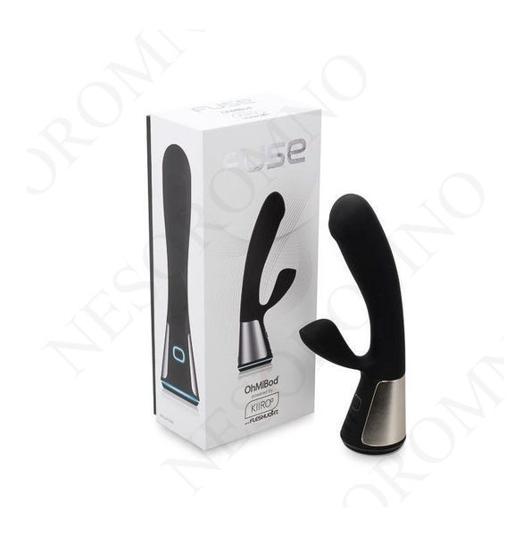 Вібратор-кролик Ohmibod Fuse KIIROO з інтерактивним підключенням, чорний KR639 фото