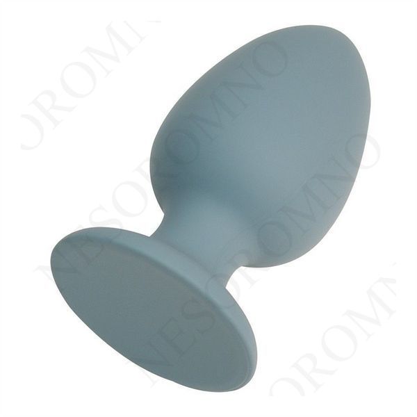 Анальна пробка Dream Toys Nude сіра, 8 х 4 см DT22176 фото