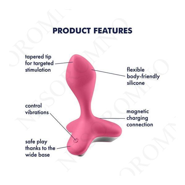 Анальна пробка з вібрацією у футуристичному дизайні Satisfyer Game Changer, рожевий ST4006789 фото
