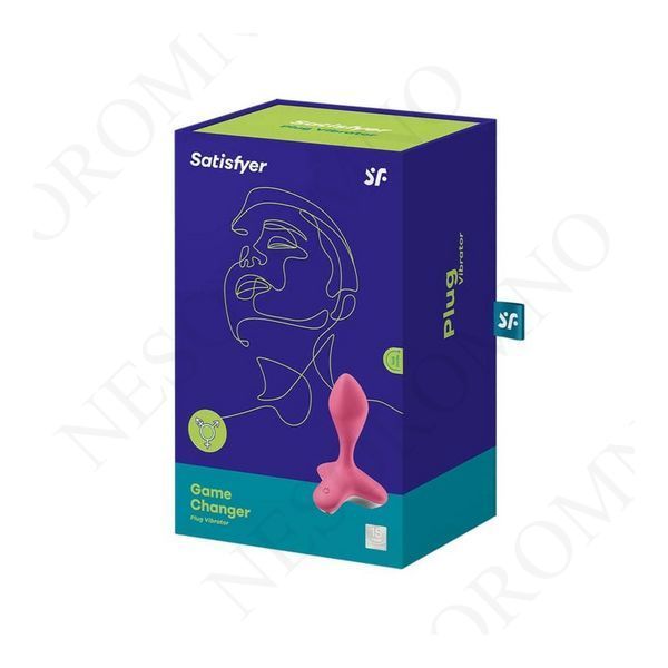 Анальна пробка з вібрацією у футуристичному дизайні Satisfyer Game Changer, рожевий ST4006789 фото
