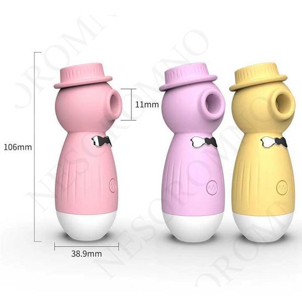 Кліторальний вакуумний вібратор в капелюшку Wo-sex Lilo USB - Фіолетовий X00001162-2 фото