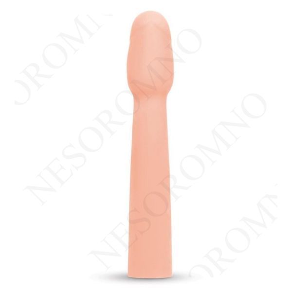 Насадка на пеніс Size-Up Penis Entender з 3 ерекційними кільцями в наборі, бежева SU10608 фото