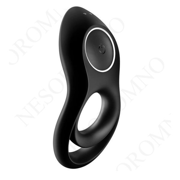 Подвійне ерекційне кільце Satisfyer Legendary Duo чорний T360175 фото