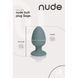 Анальна пробка Dream Toys Nude сіра, 8 х 4 см DT22176 фото 6