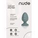 Анальна пробка Dream Toys Nude сіра, 8 х 4 см DT22176 фото 5