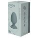 Анальна пробка Dream Toys Nude сіра, 8 х 4 см DT22176 фото 2