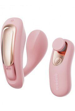 Вібратор в трусики з дистанційним керуванням Qingnan No.6 Wireless Control Beige, рожевий Q96633 фото