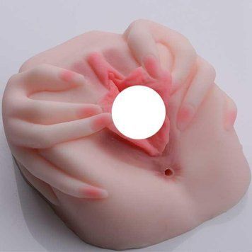 Мастурбатор Beautiful Pussy Вагіна /Анус - Тілесний - 16*15*8 см X0000828 фото