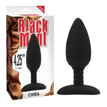 Анальна пробка з вібрацією Chisa Black Mont Anal Libido, чорна CH13292 фото