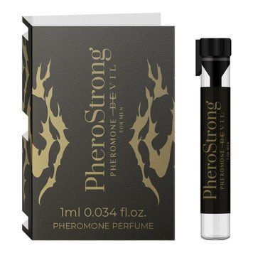 Духи з феромонами PheroStrong Devil для чоловіків 1 мл 32-00056 фото