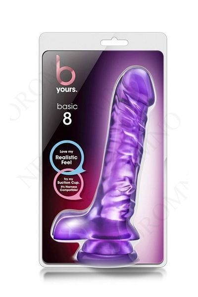 Фаломітатор реалістичний B Yours Blush, фіолетовий, 23 х 4.3 см 330749 Т/ 28411 фото