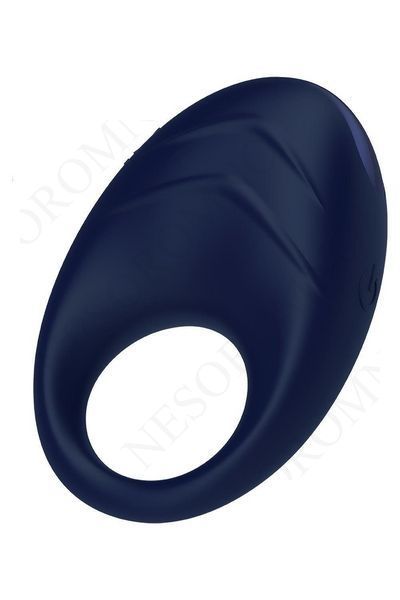 Гламурне вібраційне кільце для пеніса Dream Toys Glam синє DT22231 фото