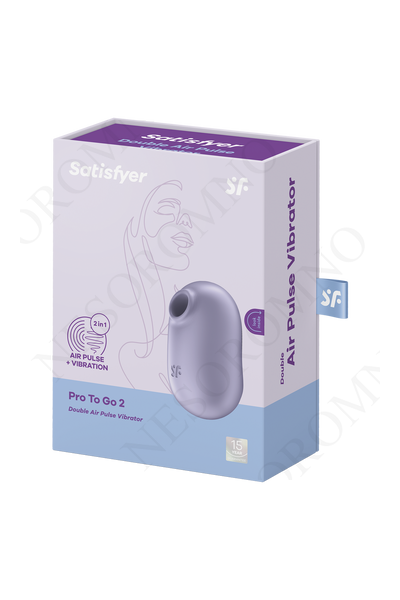 Вакуумний кліторальний стимулятор Satisfyer Pro To Go 2 бузковий T360491 фото
